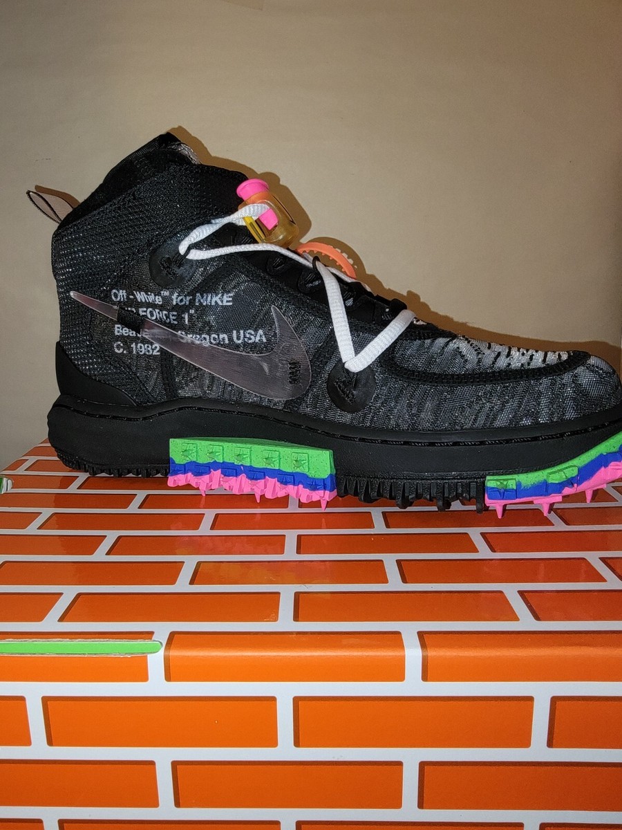 Size 7.5 - Nike Air Force 1 x Off-White Black DO6290-001 | eBay
