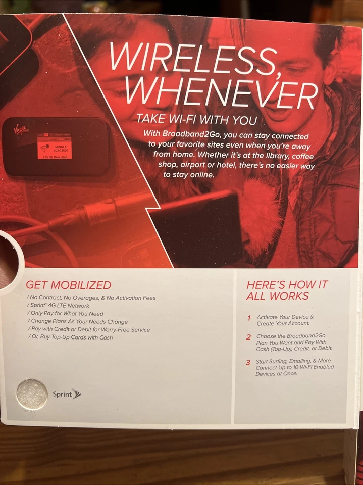 Netgear Mingle Mobile WiFi Hotspot (Virgin Mobile) - Image 3 of 4