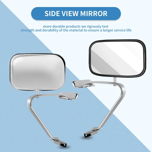 Left+Right Manual Side View Mirrors Pair For Ford F150-F350 Truck Pickup New