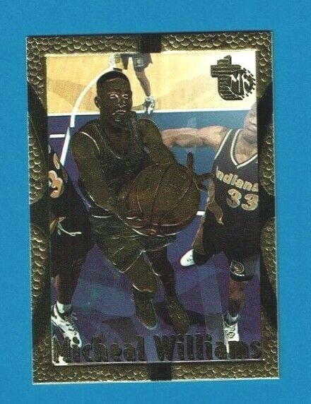 1994-95 Topps Embossed GOLDEN IDOLS parallel Michael Williams # 57 Timberwolves