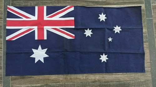 Aussie Flag Tea Towel - never used - Picture 1 of 3