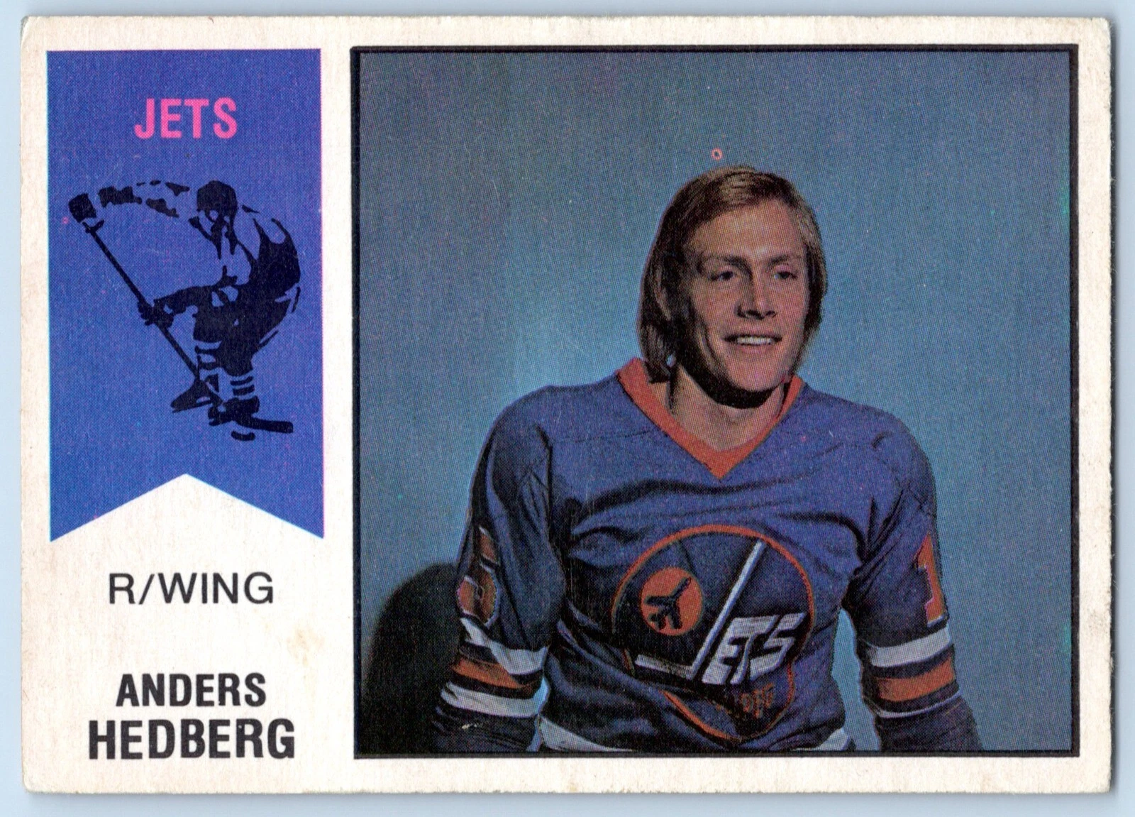 ANDERS HEDBERG RC 1974-75 O-PEE-CHEE WHA 74-75 NO 17 VGEX+          46582