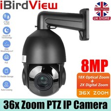 IBirdView iB-4H36X-IS 8MP 36x Optical Zoom 2-way Audio IR Speed Dome PTZ Camera
