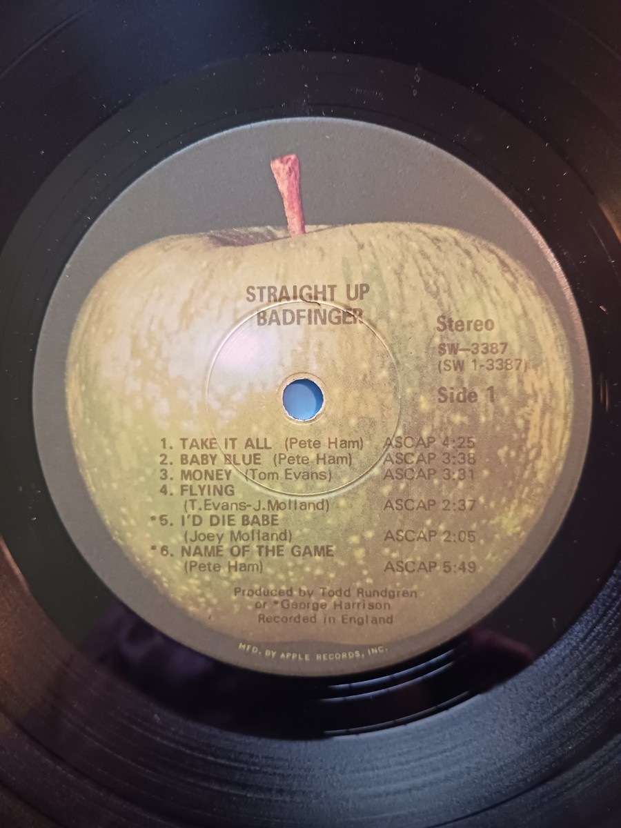 Badfinger ~ Straight Up ~ 1971 1st Pressing ~ SW-3387 USA EX/EX | eBay