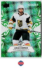 2024-25 Upper Deck Ice #106 Lukas Cormier Emerald Green