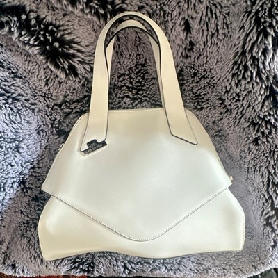 Cromia Italian Leather Handbag Luxury Satchel Structured Bag Quiet Luxury