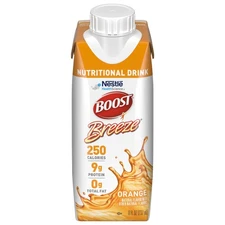 Nestle Boost Breeze Nutritional Drink Orange 8 oz Carton 24 Ct