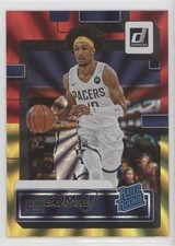 2022 Panini Donruss Rated Rookie Holo Red & Gold Laser Kendall Brown #247 11oq