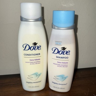 Dove Shampoo & Conditioner Extra Volume for Fine and Thin Hair Set of 2
