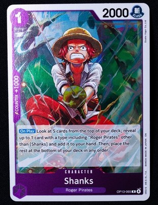 Shanks OP13-065 Foil R Carrying On His Will NM