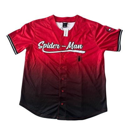 Marvel Spider-Man Peter Parker Baseball Jersey Size XLarge BoxLunch Exclusive