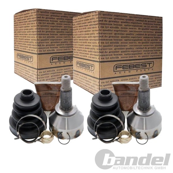 2X Febest Antriebswellengelenk Satz Radseitig Passend FüR Ford Focus Mondeo-image