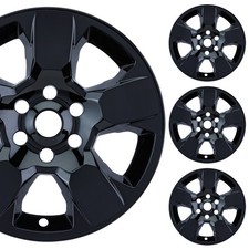 Pacrim 18 Gloss Black Wheel Skin For Dodge Ram 1500 Big Horn 19-26 Set Of 4