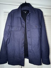 Men s Medium, Navy Blue Banana Republic Thick Coat