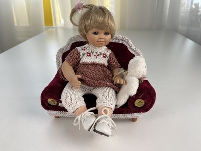 Gabriele Müller Porzellan Puppe 20,5 cm. Guter Zustand.