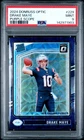 2024 PANINI DONRUSS OPTIC PURPLE SCOPE #229 DRAKE MAYE ROOKIE RC PSA 9