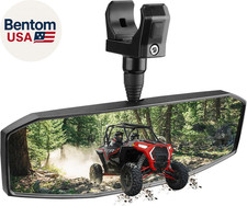 UTV Rear View Mirror,Sxs UTV Mirrors Hd,360 Adjustable Angle for 1.5" to 2.0 Inc