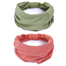 2 Pack Wide Headbands for Women Boho African Knotted Non Slip Fashion Hair ...
