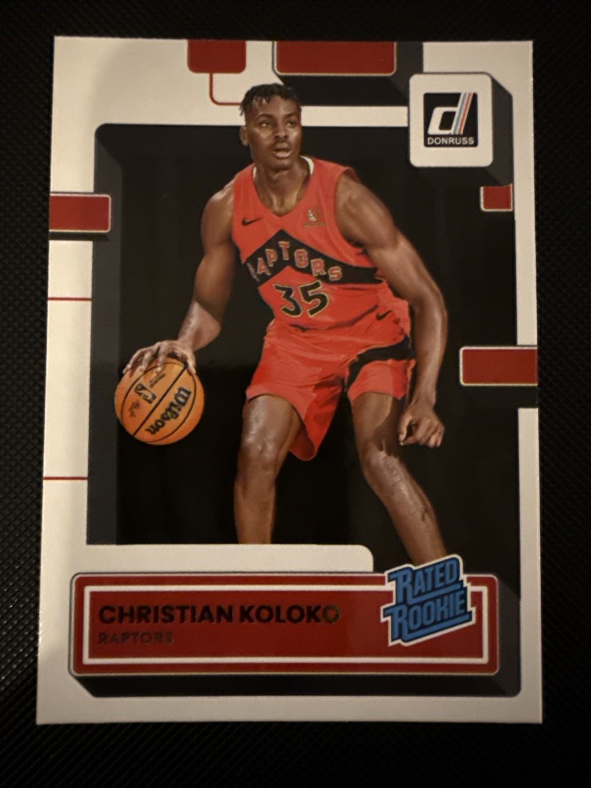 Christian Koloko #233 Donruss NBA Basketball 2022-23 Toronto Raptors RC