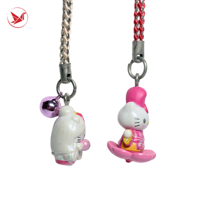 SANRIO Gotochi Local Hello Kitty Vintage Limited Keychain 2000s in