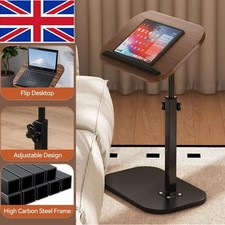 Adjustable C-Shaped Sofa Side End Table Coffee Laptop Table Living Room Bedroom