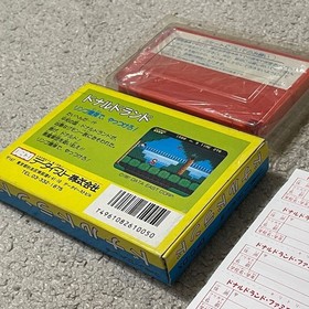 Donald Land W/Box Manual Ticket Famicom FC NES Good Used Game Retro Rare NTSC-J