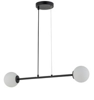 Schwarze Pendel Leuchte Glas Metall Kugel Ø12 Cm Blendarme Wohnzimmer HäNgelampe