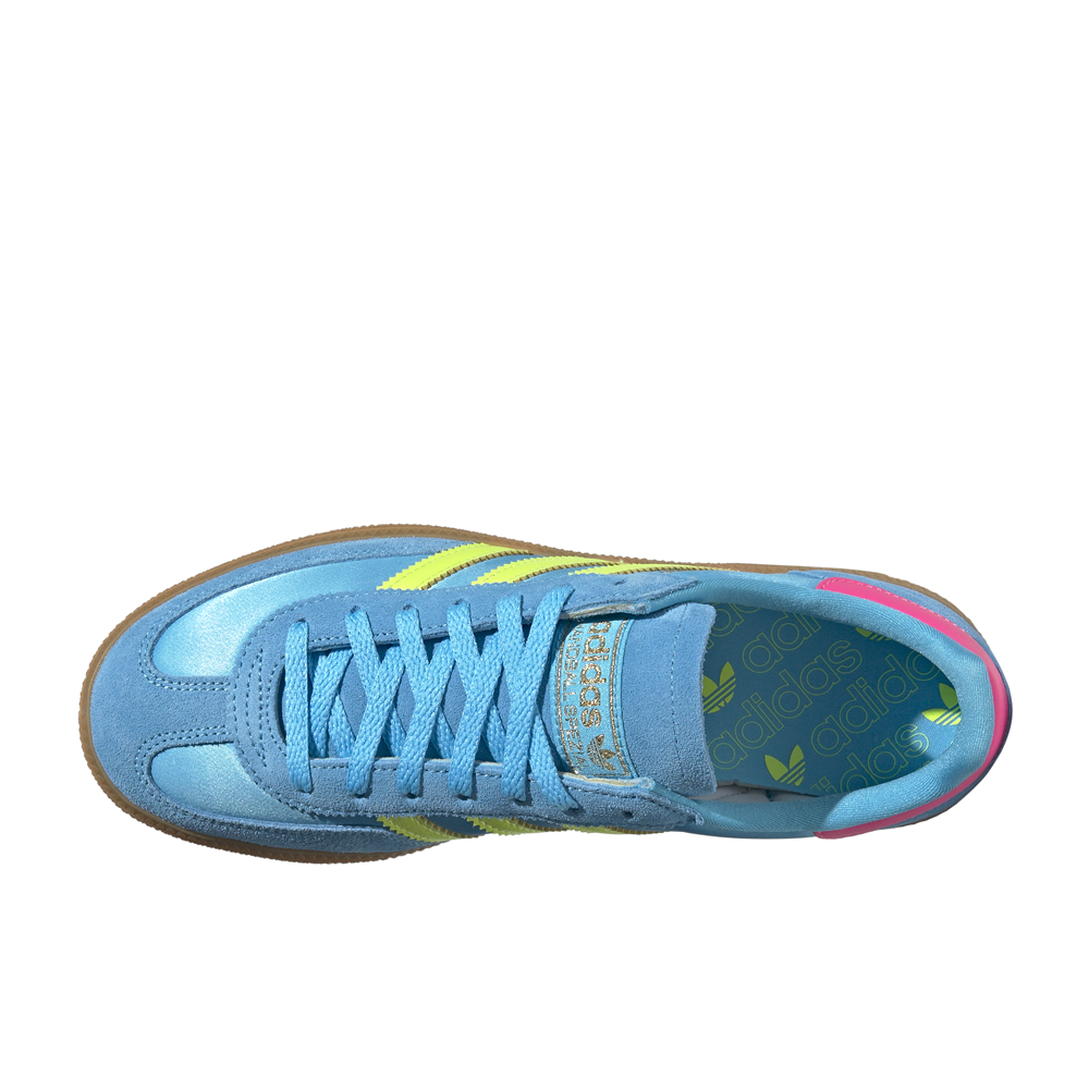 adidas Handball Spezial Lace Up Womens Blue Sneakers Casual Shoes