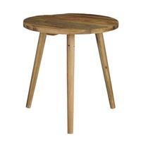 Mica Decorations Bold Beistelltisch - H43 X Ø40 Cm - Recyceltes Holz - Braun