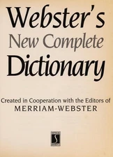 Webster's New Complete Dictionary