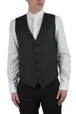 Dolce & Gabbana Men's Gray Wool Silk Vest Size US 36 38 40 42 44 46