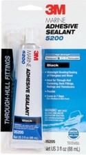 3M 5200 Marine Adhesive Sealant - Black, 3oz
