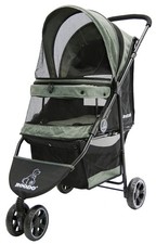 3 Wheel Dog Pet Cat Stroller Best Lightweight Foldable Compact Portable Jogge...