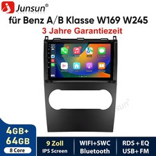 8KernF&uuml;r 2004-12 Mercedes-Benz A/B-Klasse W245 W169 Android 15 Autoradio Carplay