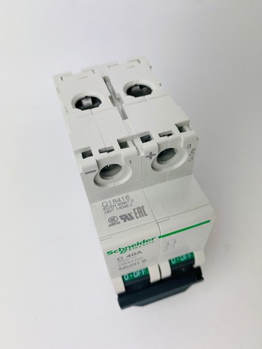 Schneider Electric MGN61537 Multi9 C60H-DC 2P-40A C-Curve 500V DC MCB BOX 6ps - Bild 8 von 11