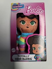 NEW Mattel Barbie Micro Teenies Plush Totally Hair Barbie 3" Collectible