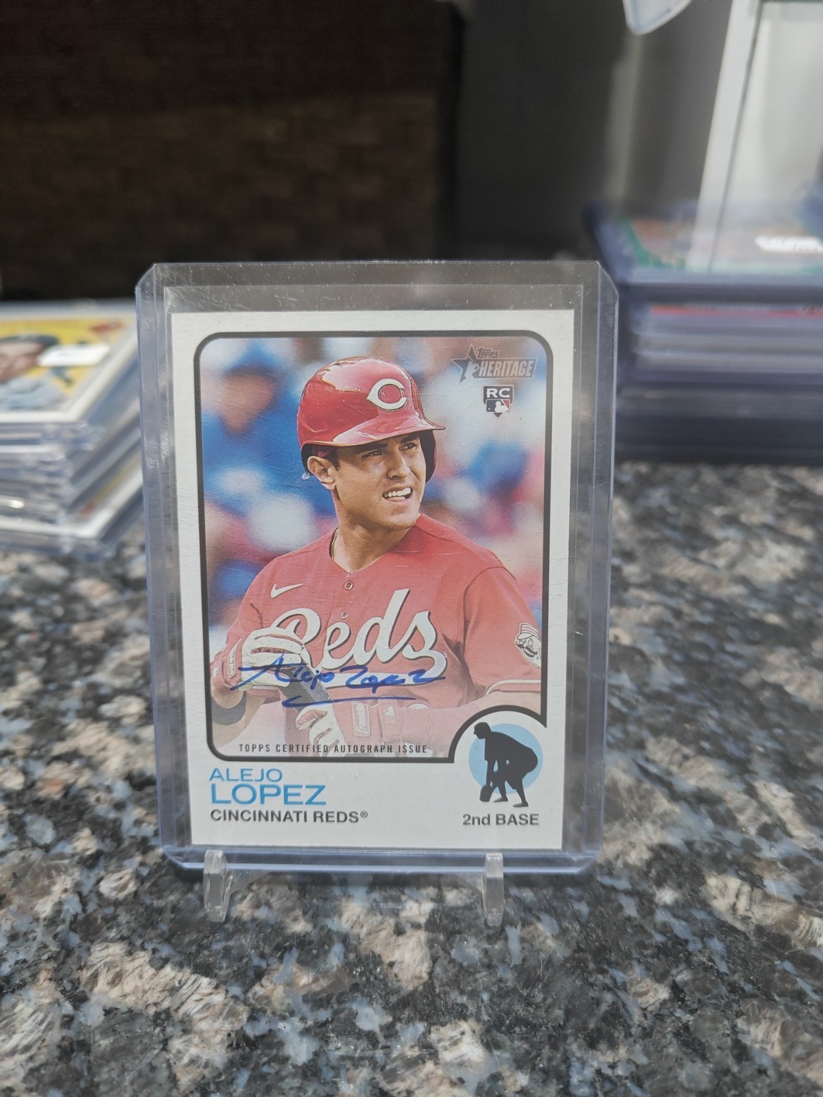 2022 Topps Heritage - Real One Autographs Alejo Lopez #ROA-AL (AU, RC)