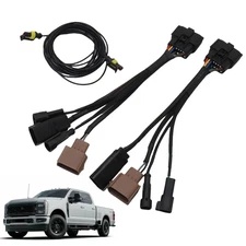 Halogen to LED Headlight Conversion Adapter Harness For Ford F-250 F-350 2023-24