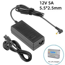 5A 12V Power Supply PSU for Turnigy Accucel 6/iMax B6 6A 50w LiPo Charger 60W