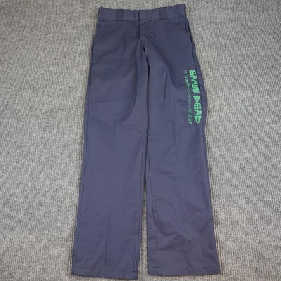 BRAIN DEAD Dickies ワークパンツ Dickies Brain Dead 874 Pants Mens 30x32 Blue Dog Patch Workwear