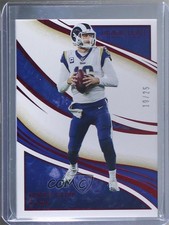 2020 Panini Immaculate Red 19/25 Jared Goff #17 ph4