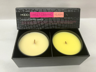 Vintage Victoria's Secret Mood Sweet Craving Yearn 2 Candles 8 oz Discontinued