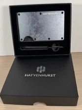 Hayvenhurst Slim Minimalistic RFID Blocking Minimalist Cash Strap Stonewashed