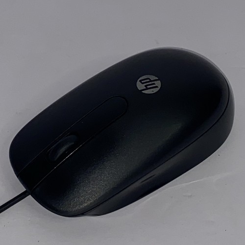 HP WIRED USB OPTICAL MOUSE For PC LAPTOP COMPUTER SCROLL LED RED US - Picture 2 of 14