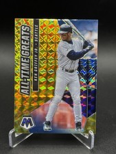 2021 Panini Mosaic Baseball Ken Griffey Jr All Time Greats Yellow #ATG7