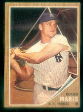 1962 TOPPS #1 ROGER MARIS EX