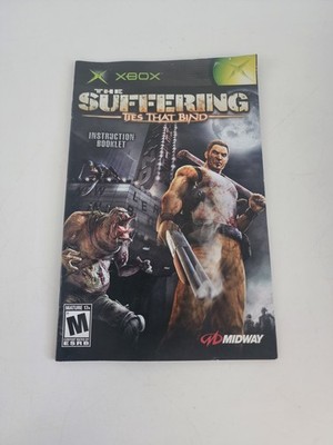 The Suffering Microsoft Xbox  Game Manual Booklet Only No Game