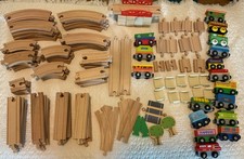 127 Total Pieces Wood/Track Thomas The Train Brio IKEA Chuggington  Cars  