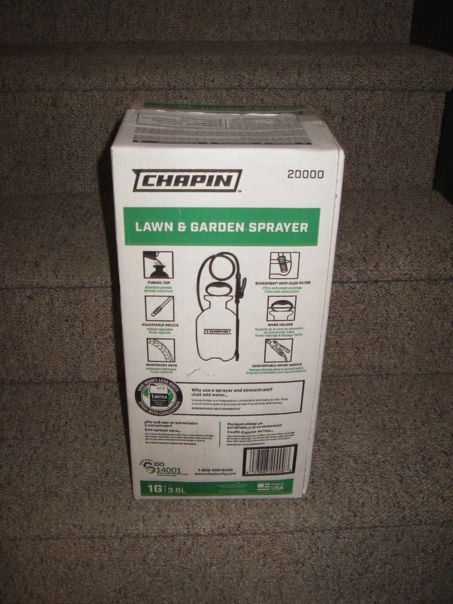 1-Gallon 3.8L Multi-Purpose Pump Home Gardener Sprayer from Chapin