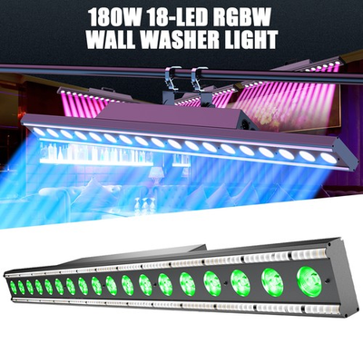 #ad UKING 180W RGBW LED DMX Wall Washer Light Bar Party Disco DJ Stage Lighting Show $83.99